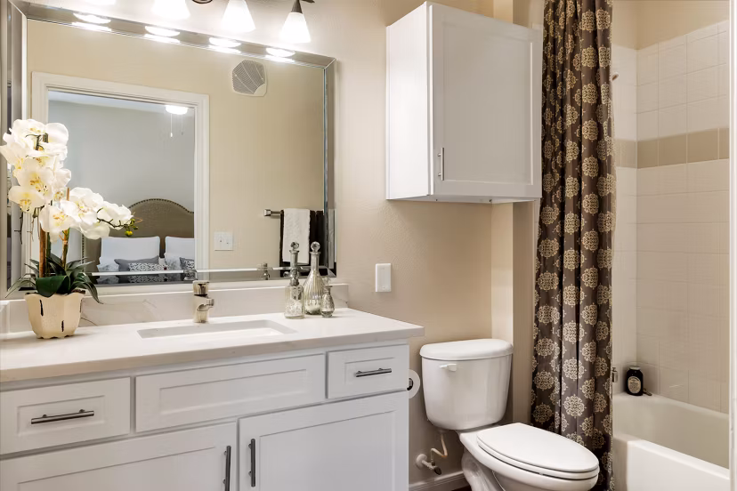 bathroom at Elate Royal Oaks Apartments