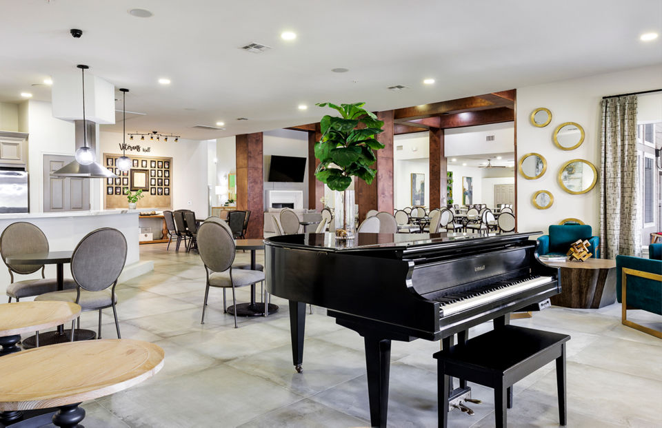 clubhouse at Elate Royal Oaks Apartments