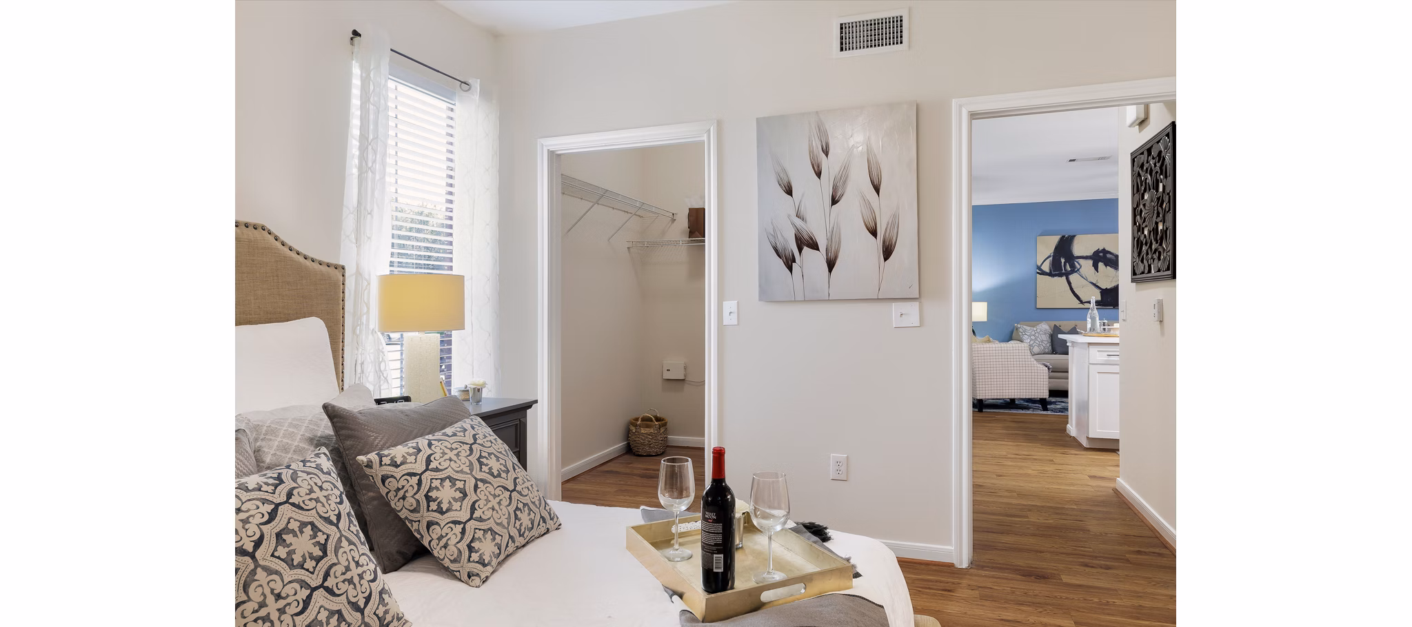 Living Room at Elate Royal Oaks Apartments