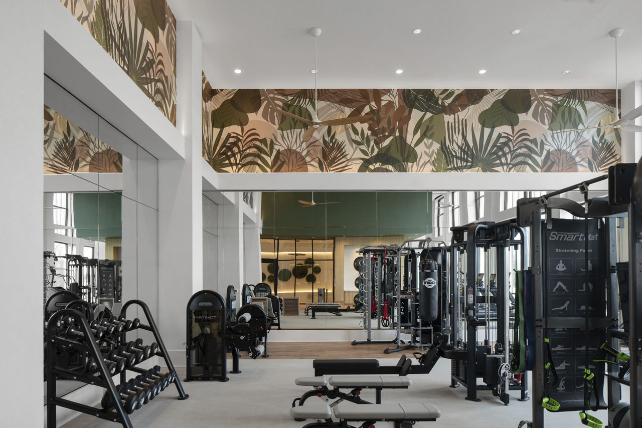 Gym at Aventon Moorefield (1 of 2)