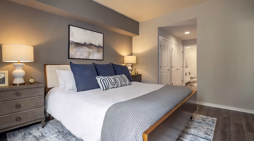 bedroom at Pearson Square Apartments