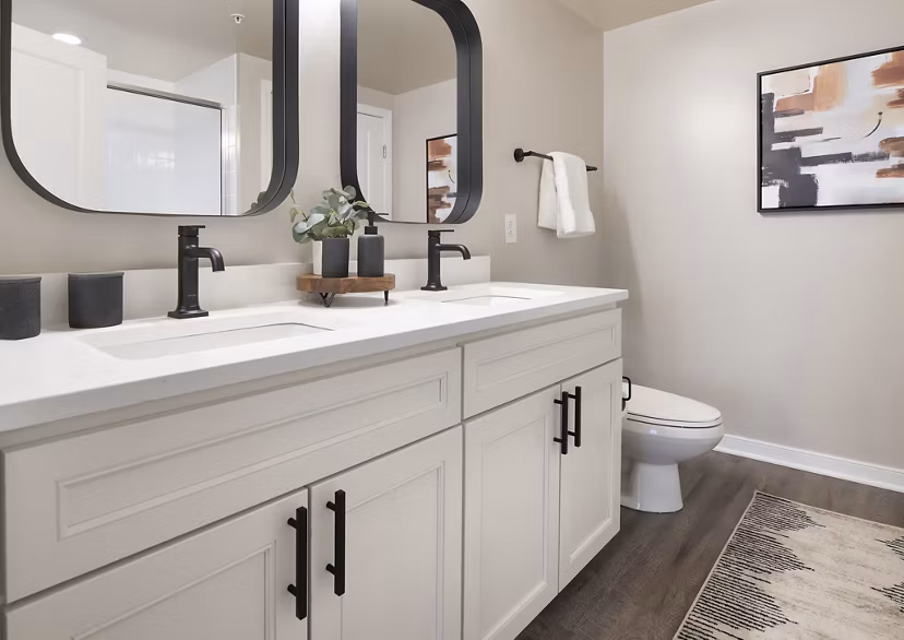 bathroom at Pearson Square Apartments
