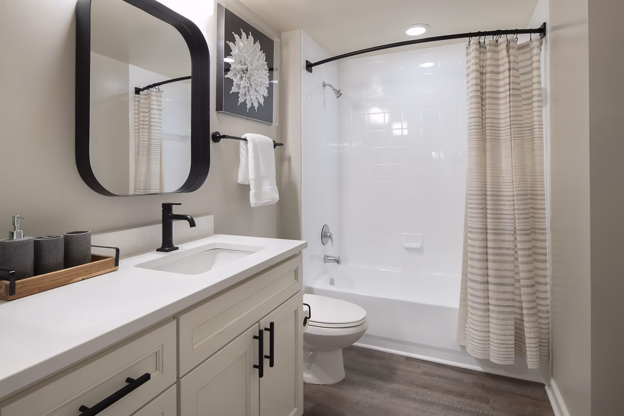 bathroom at Pearson Square Apartments