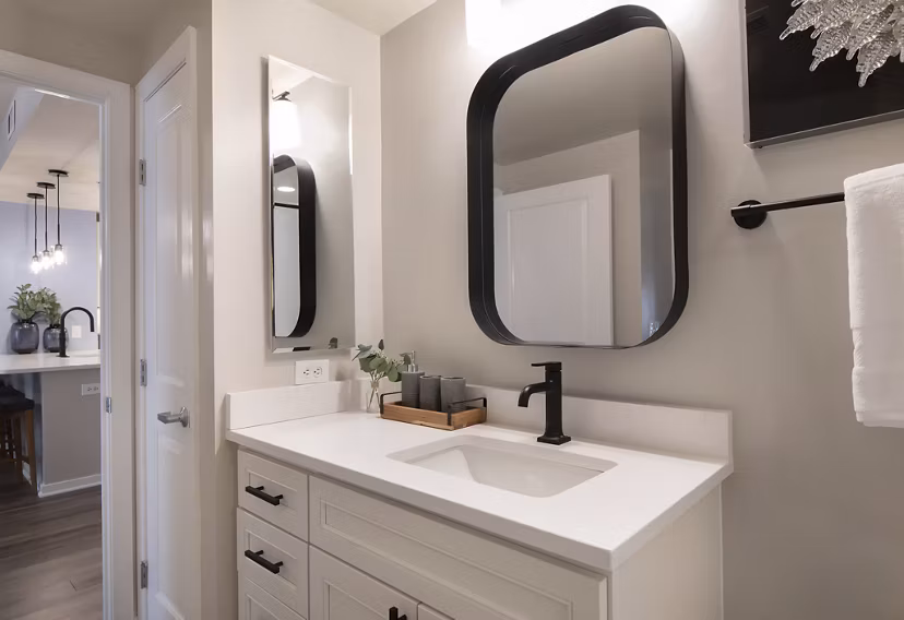bathroom at Pearson Square Apartments