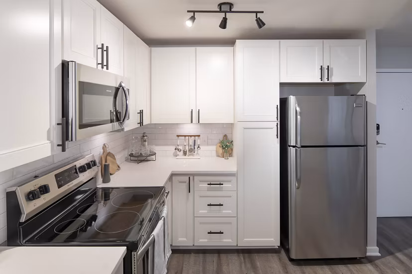 kitchen at Pearson Square Apartments