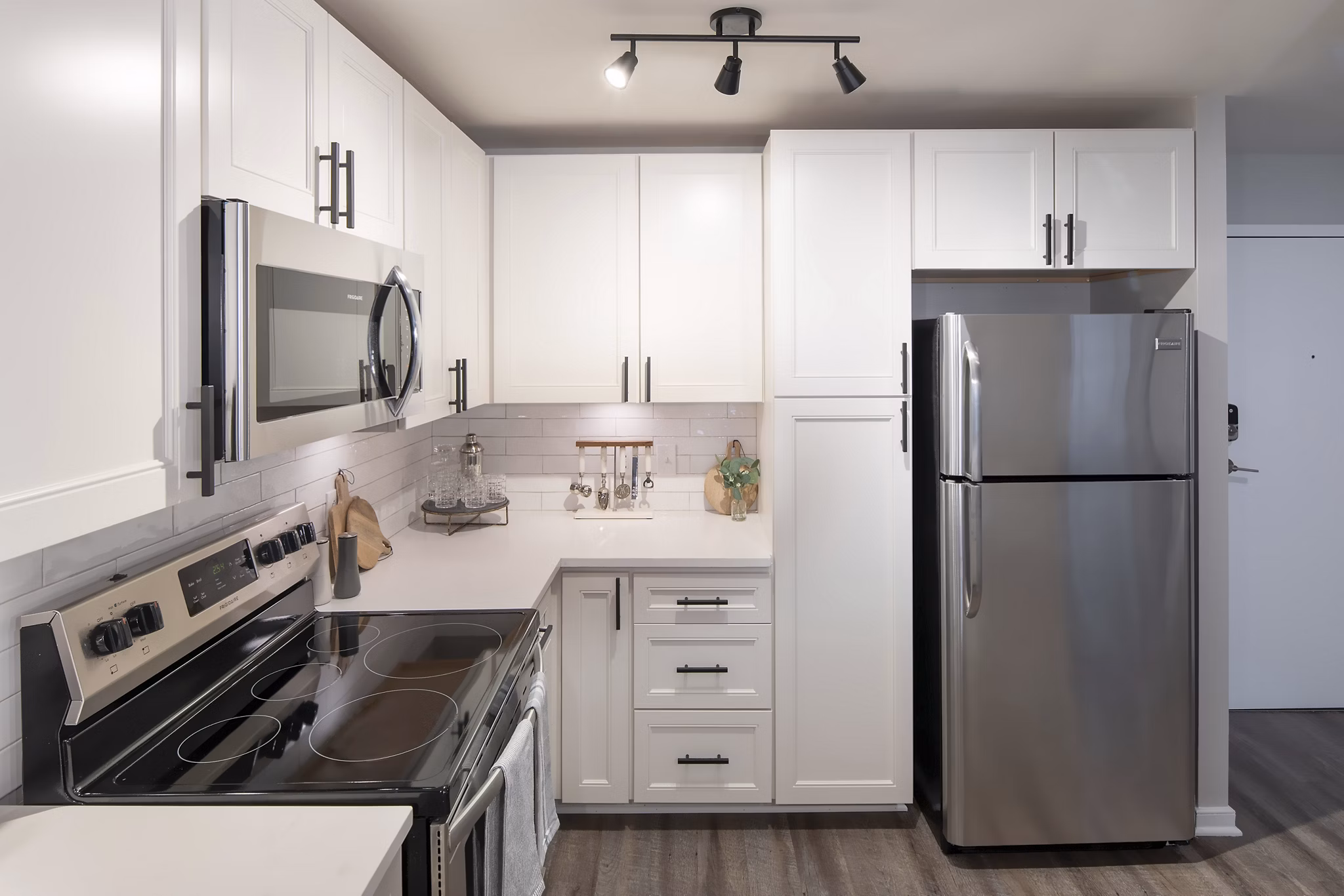kitchen at Pearson Square Apartments