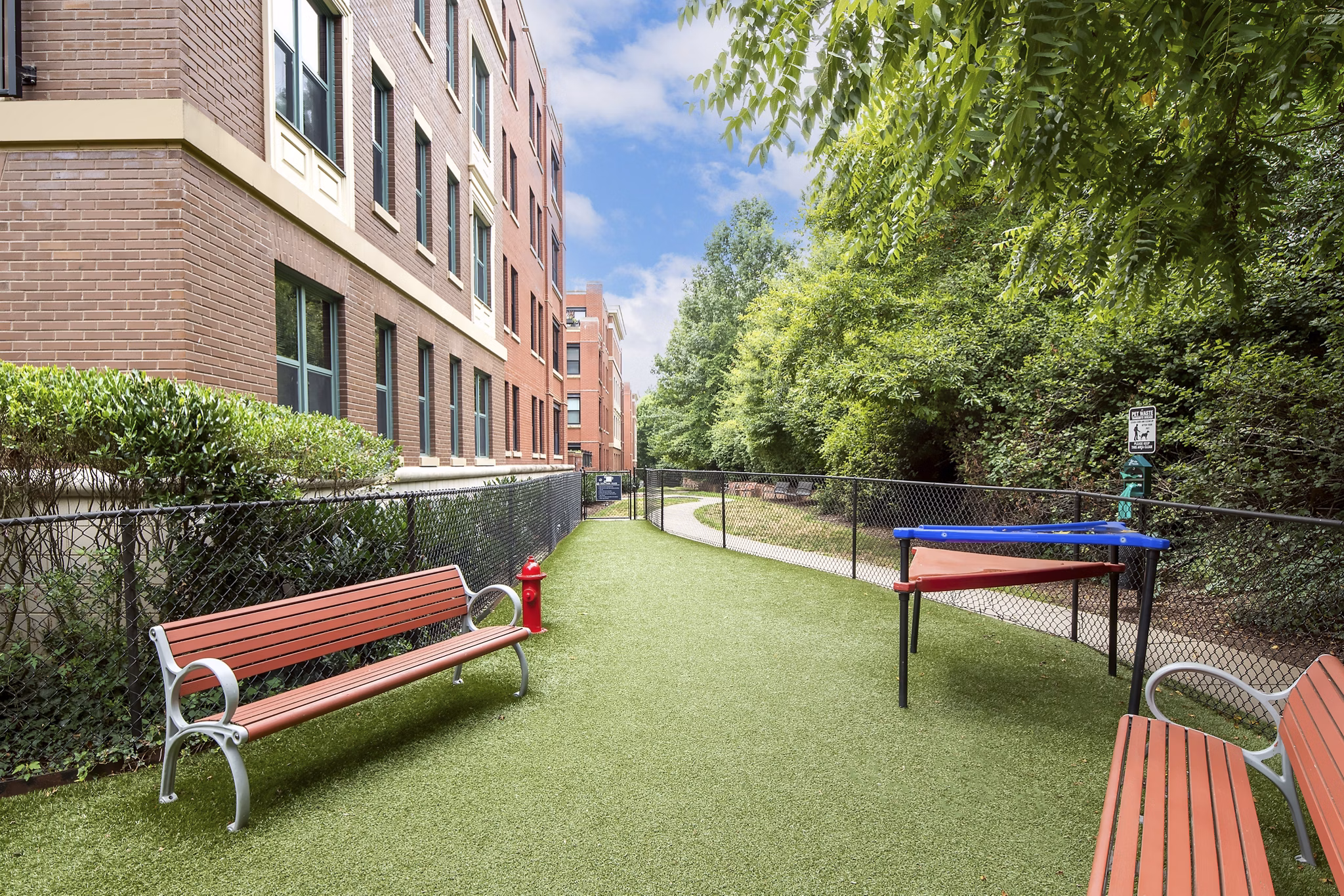 patio at Pearson Square Apartments
