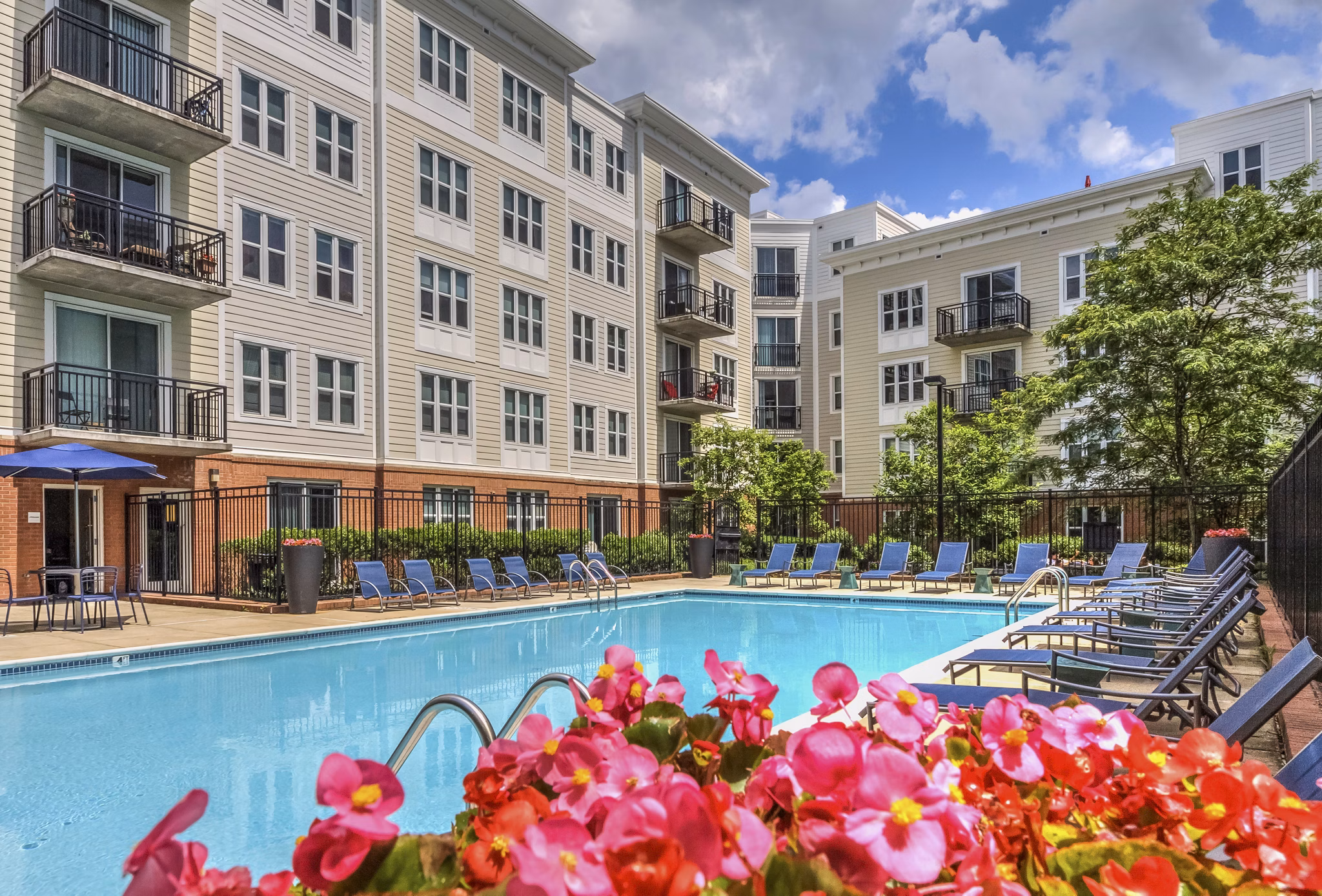 pool at Pearson Square Apartments