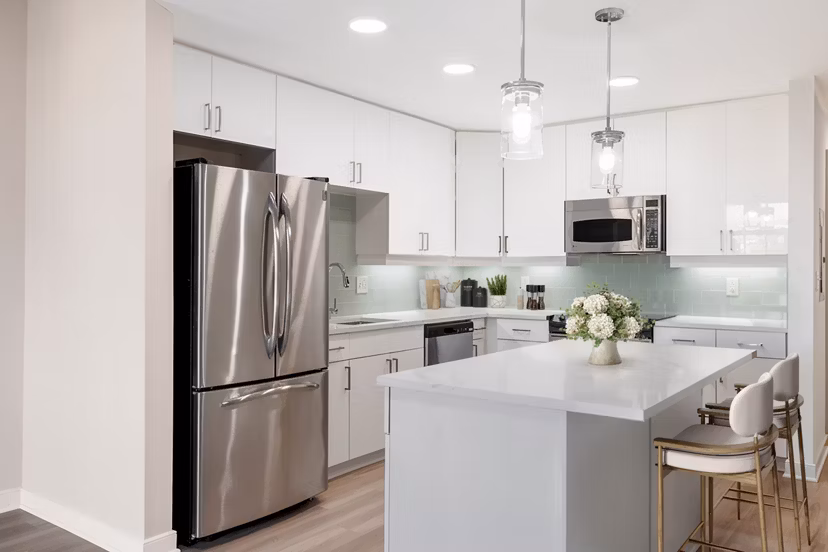 kitchen at Senate Square Apartments
