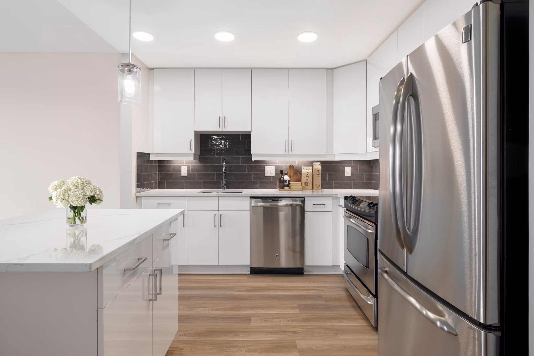 kitchen at Senate Square Apartments