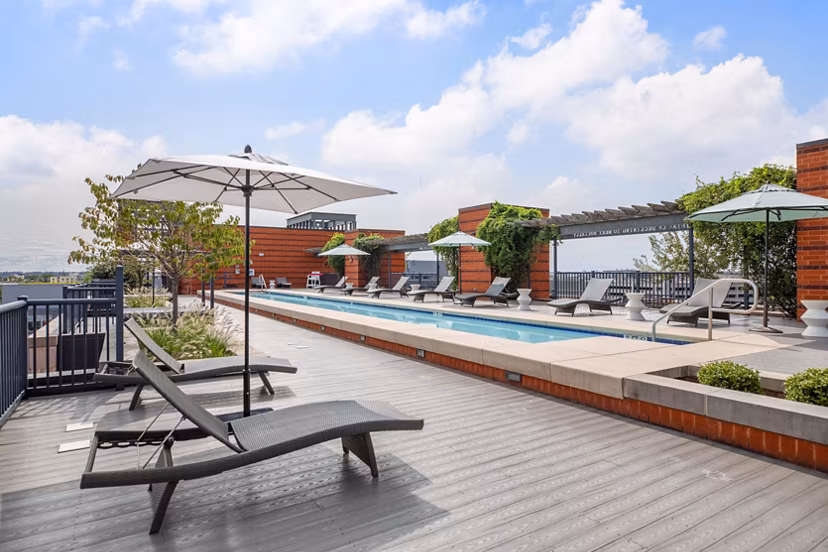 pool at Senate Square Apartments