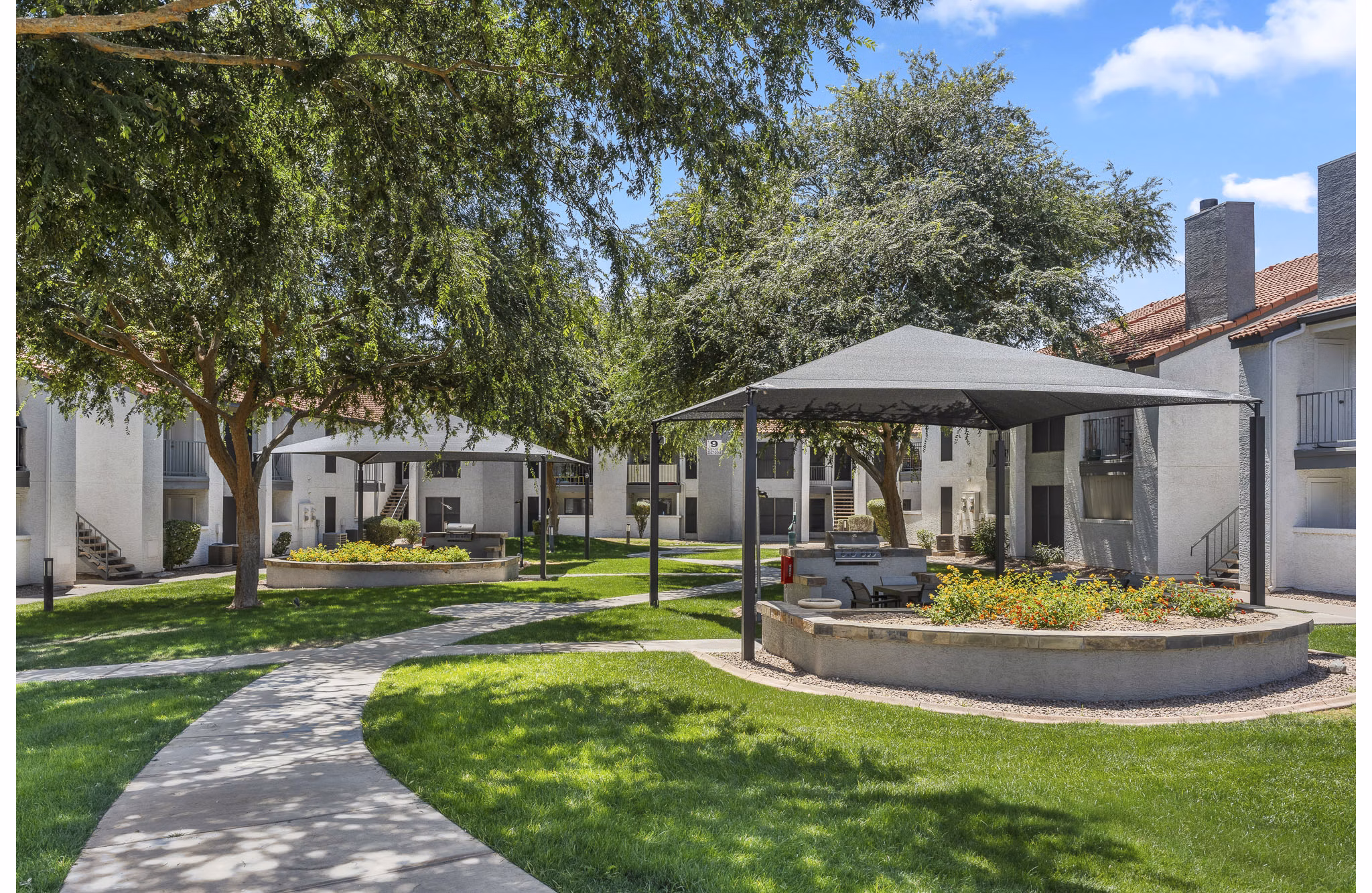 Patio at Serafina Apartments