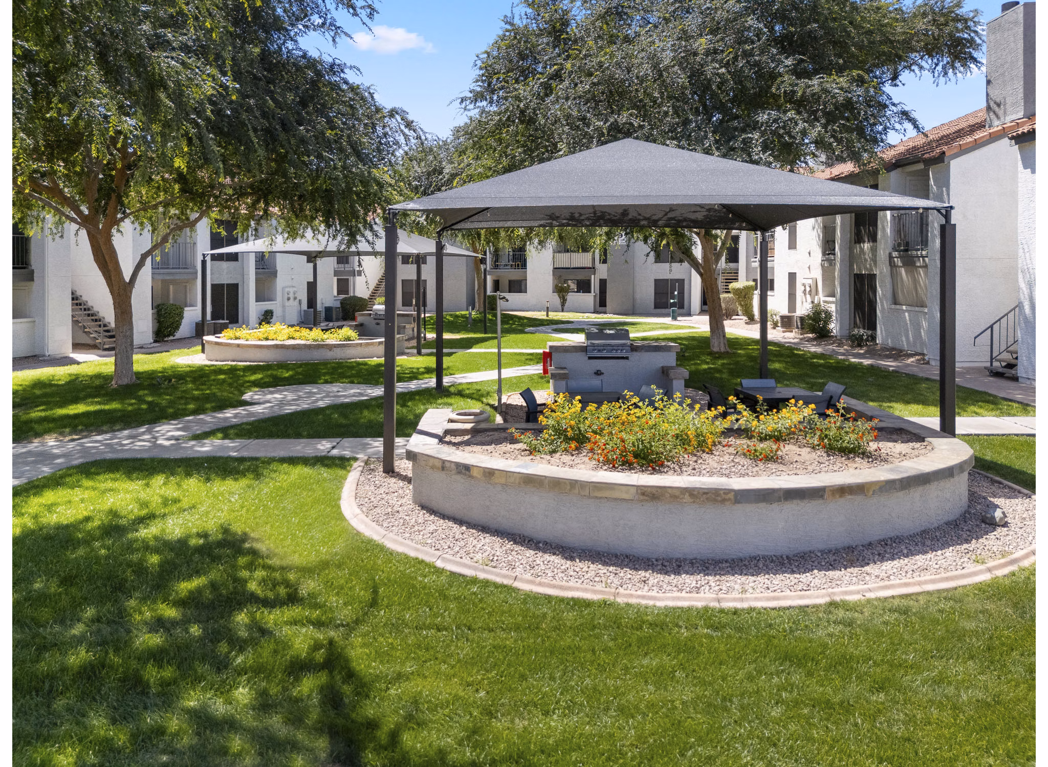 Patio at Serafina Apartments