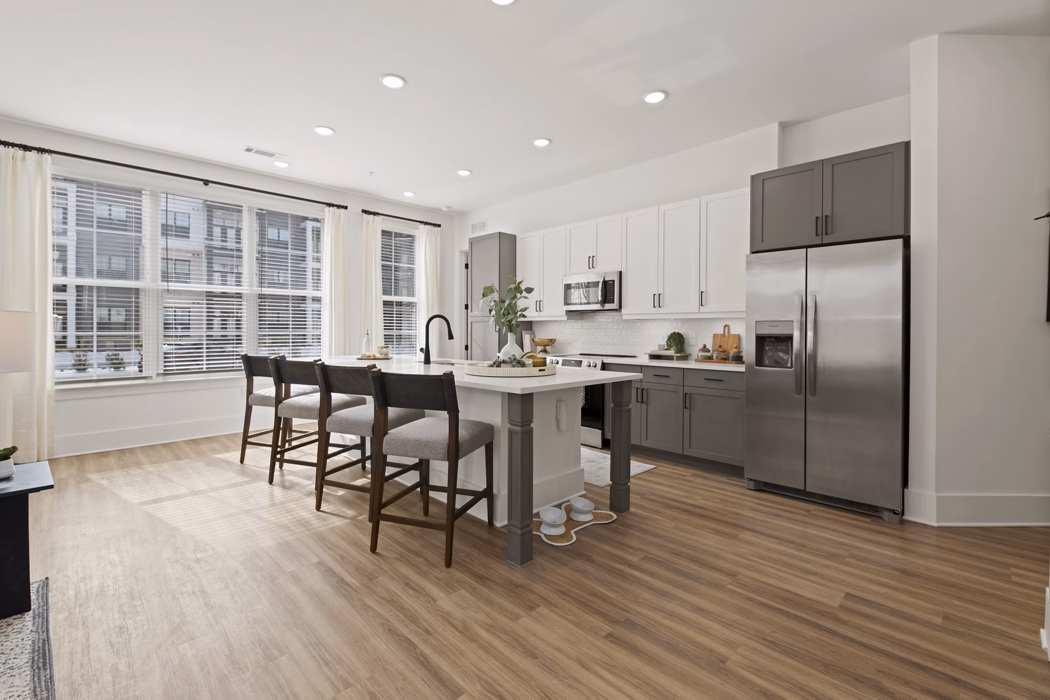 Kitchen at LANA at Lake Norman Apartments