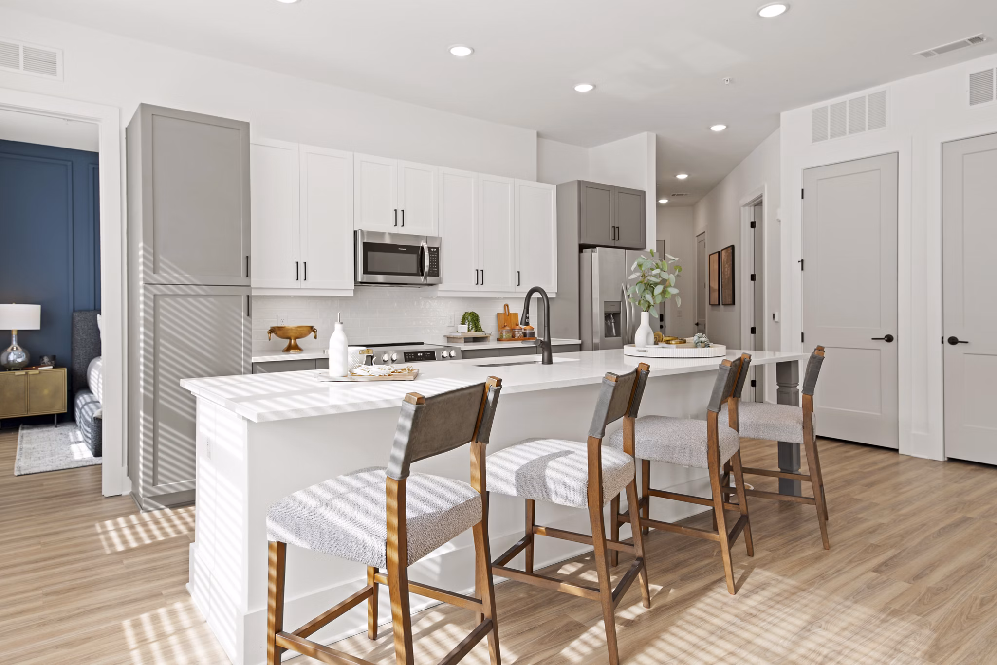 Kitchen at LANA at Lake Norman Apartments