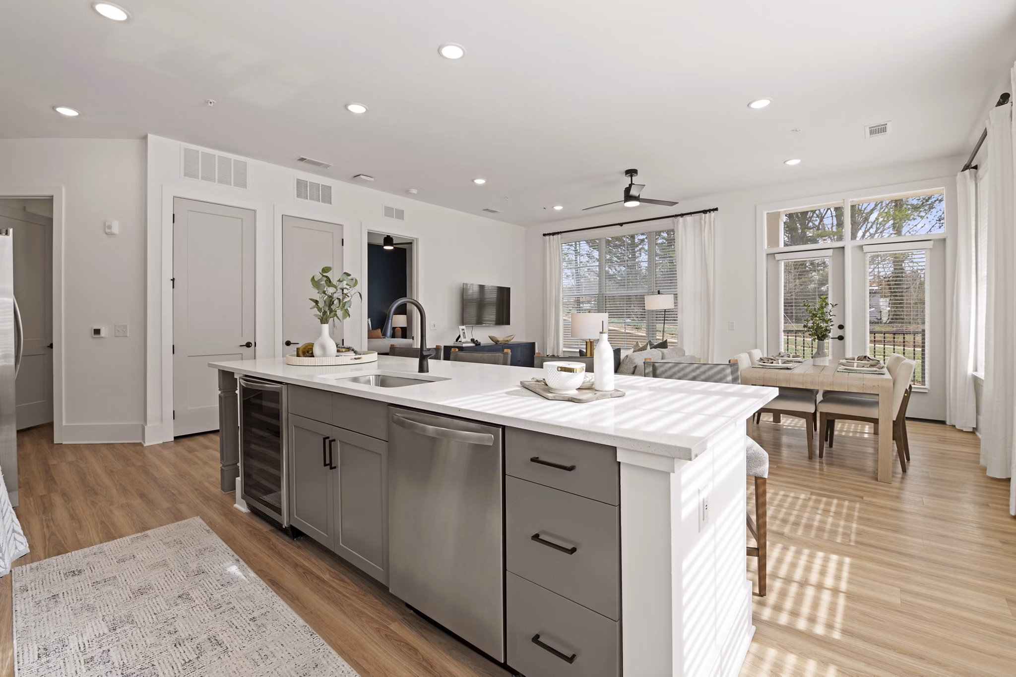 Kitchen at LANA at Lake Norman Apartments