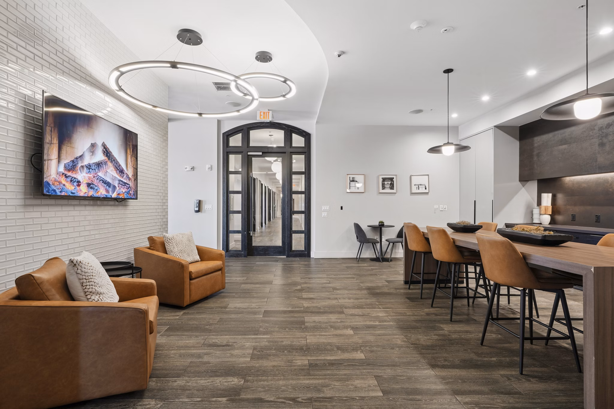 Clubhouse/Lobby at The 266 Framingham Apartments
