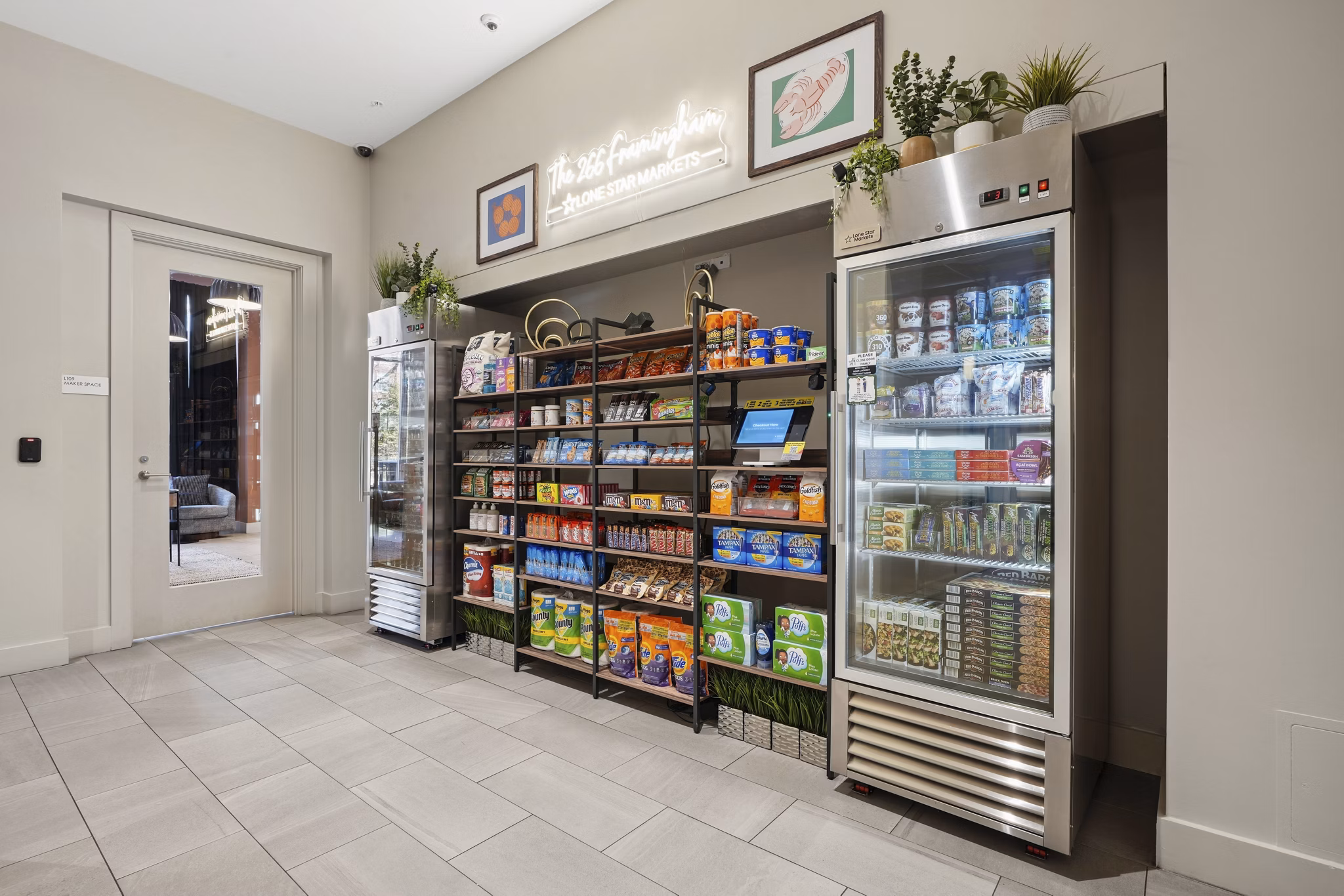 Recreational Area at The 266 Framingham Apartments