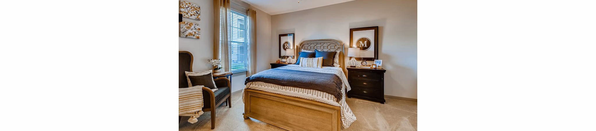 bedroom at Alders Rockwall Apartments