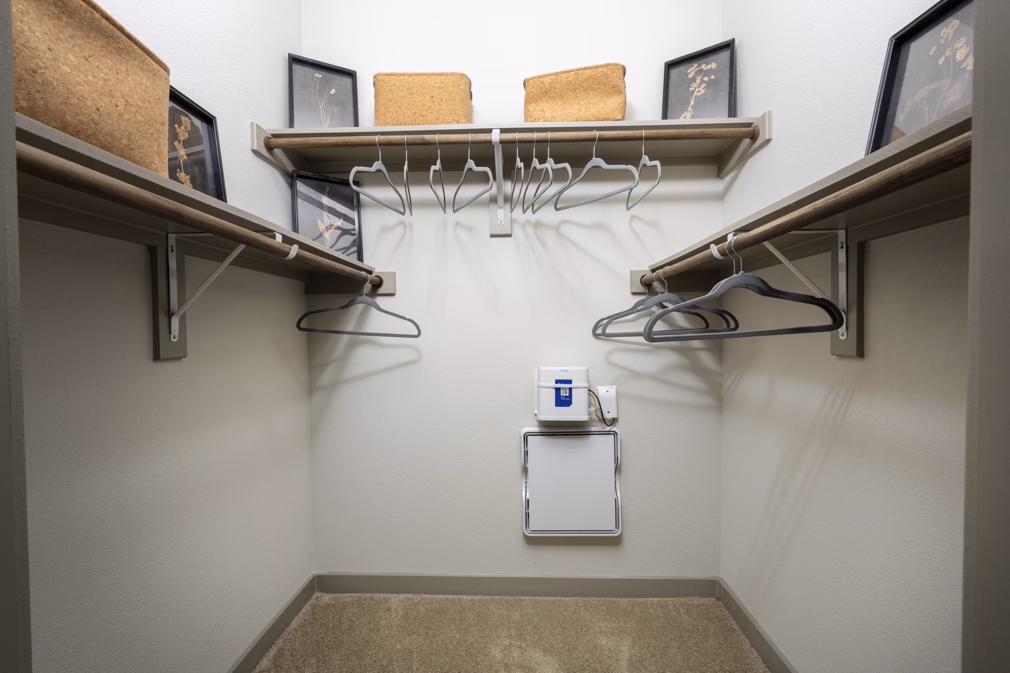 closet at Alders Rockwall Apartments