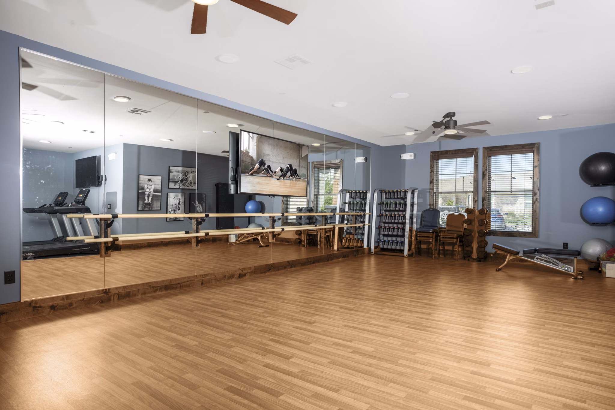 fitness center at Alders Rockwall Apartments