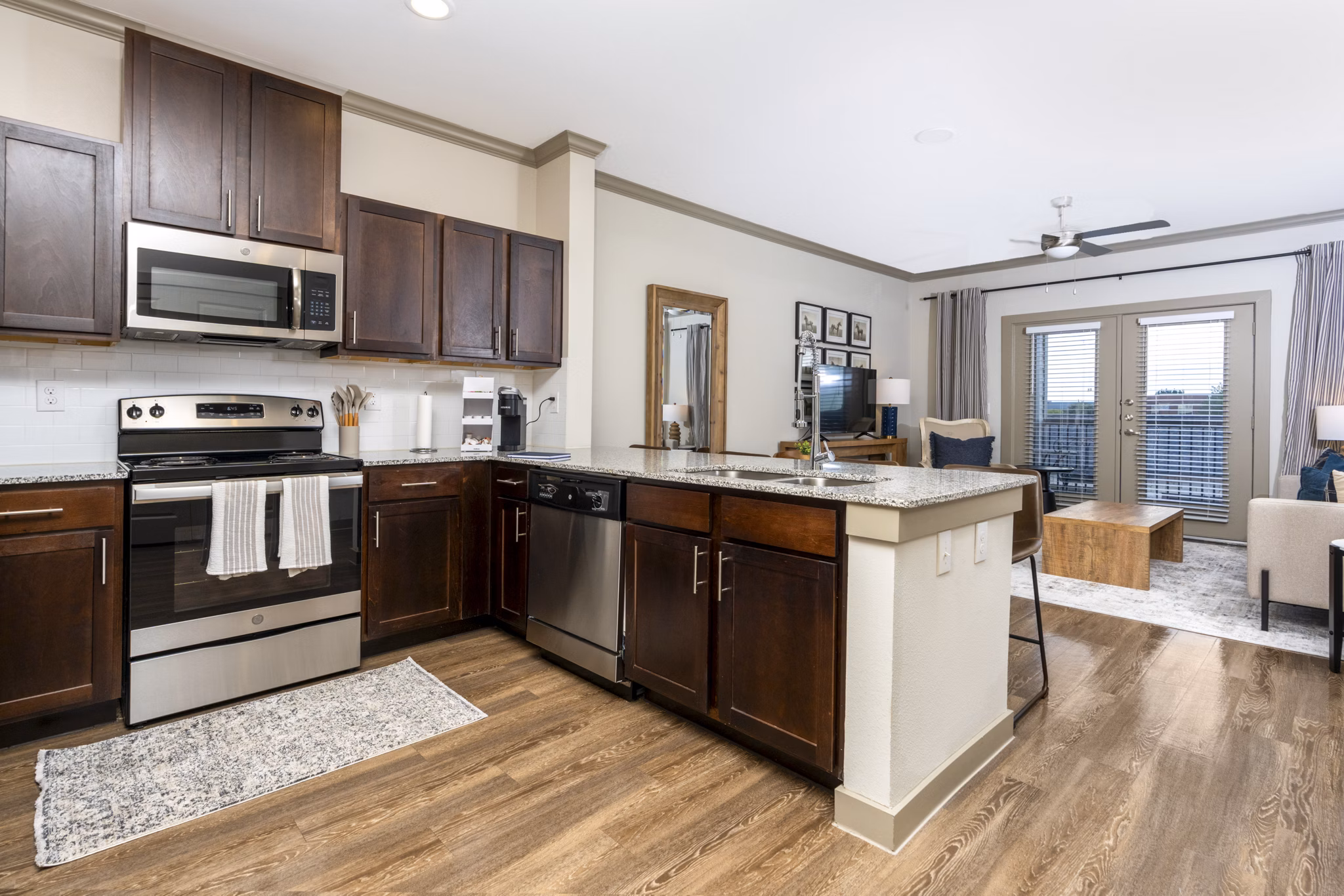 kitchen at Alders Rockwall Apartments