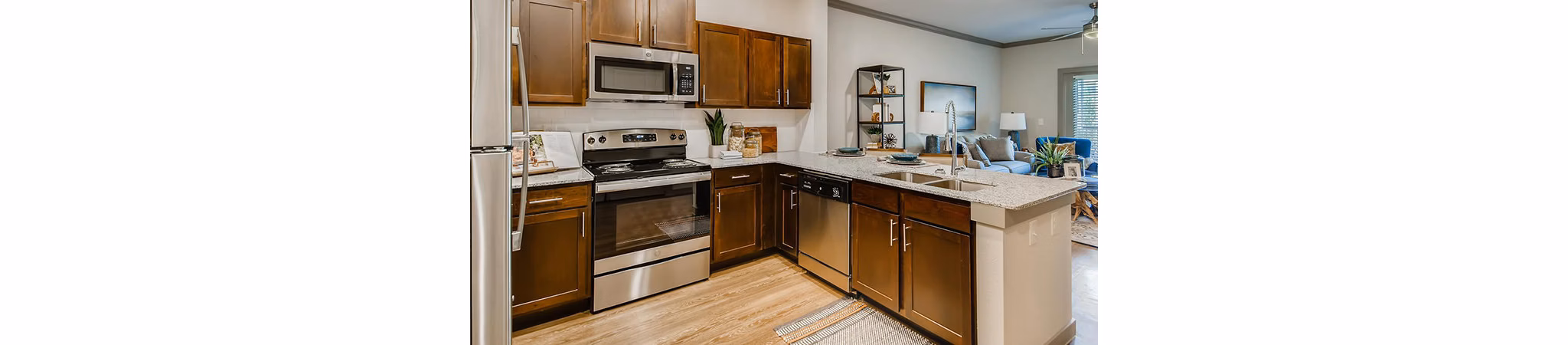 kitchen at Alders Rockwall Apartments