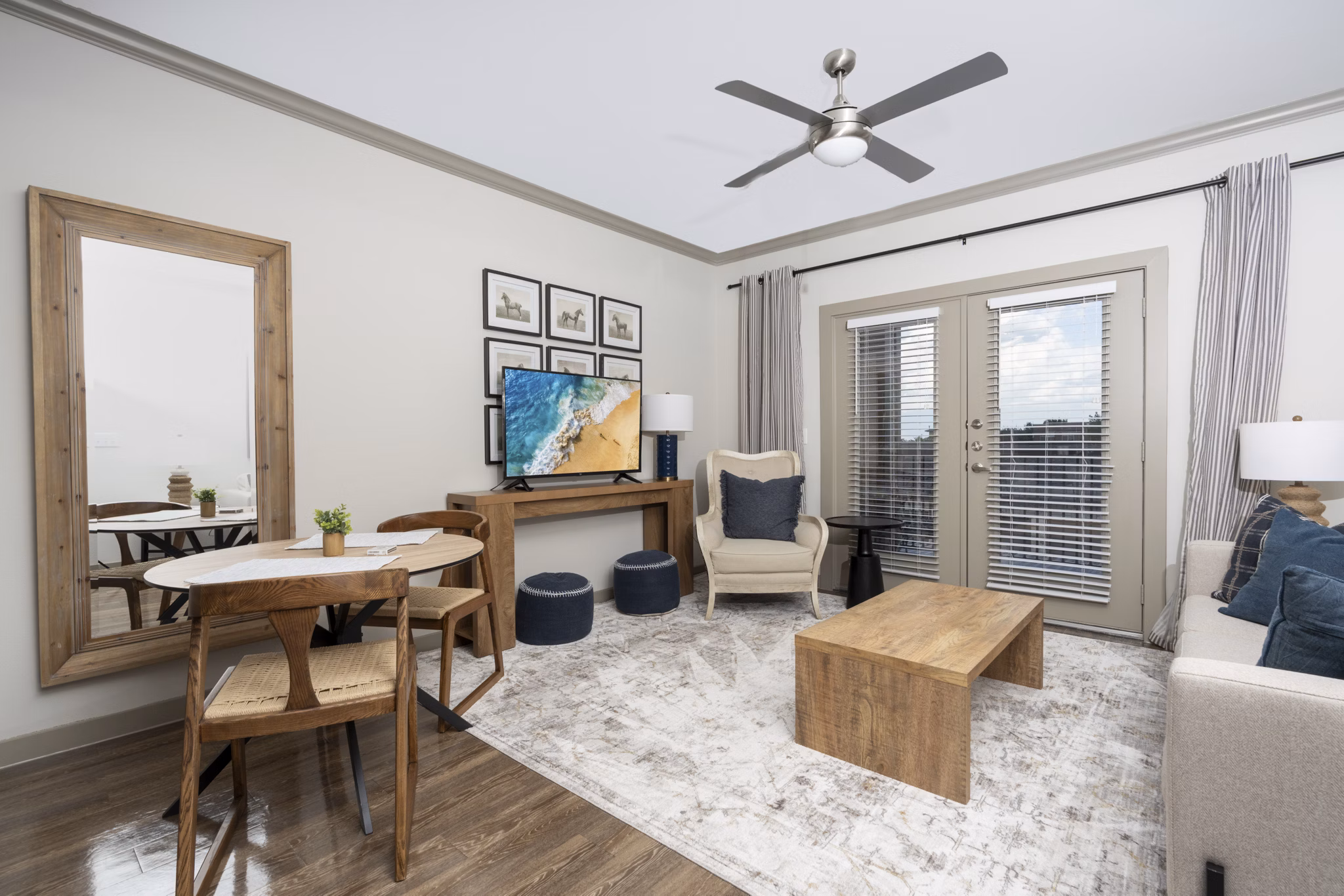 living room at Alders Rockwall Apartments