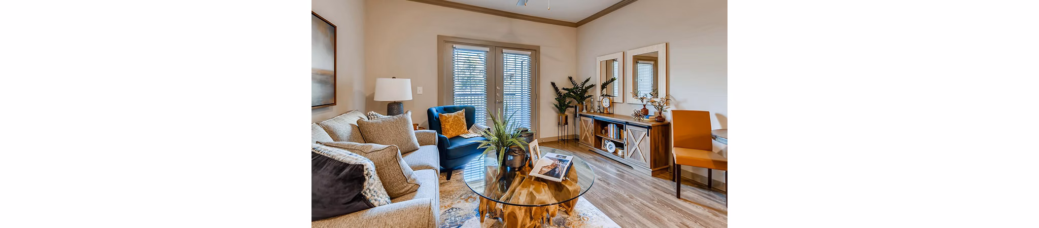 living room at Alders Rockwall Apartments