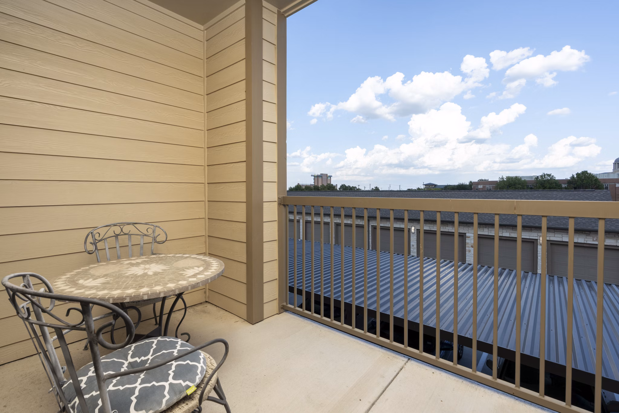 balcony at Alders Rockwall Apartments