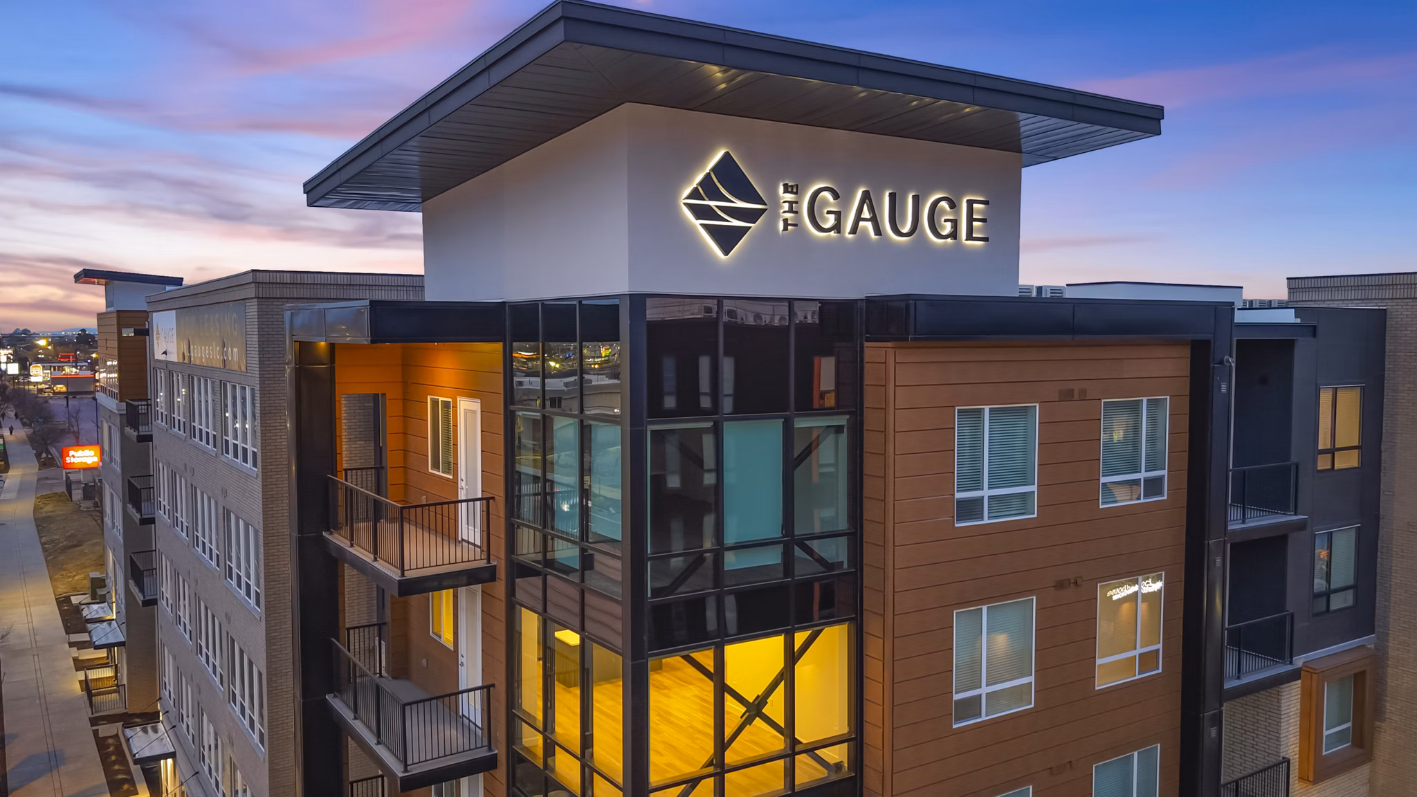 building at The Gauge Apartments