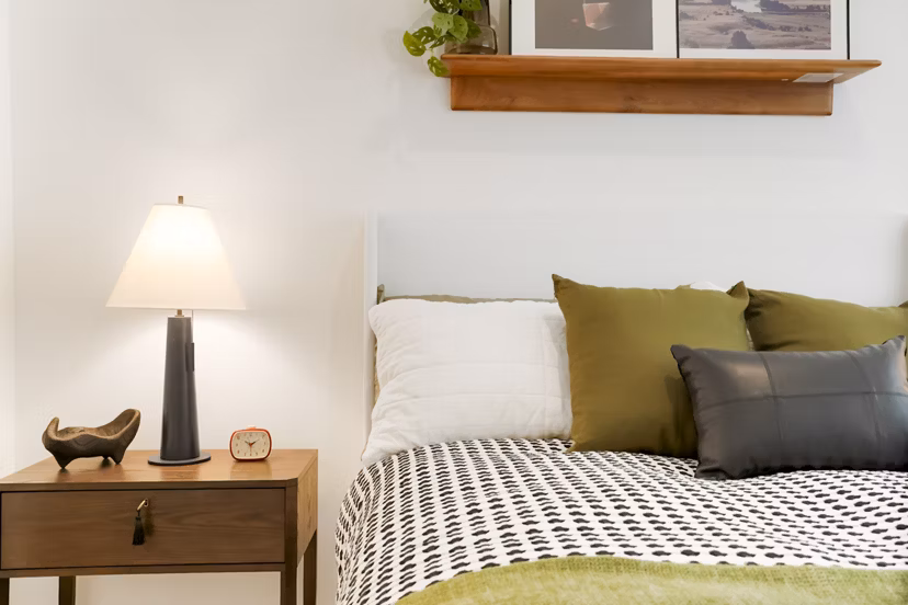 bedroom at The Gauge Apartments 