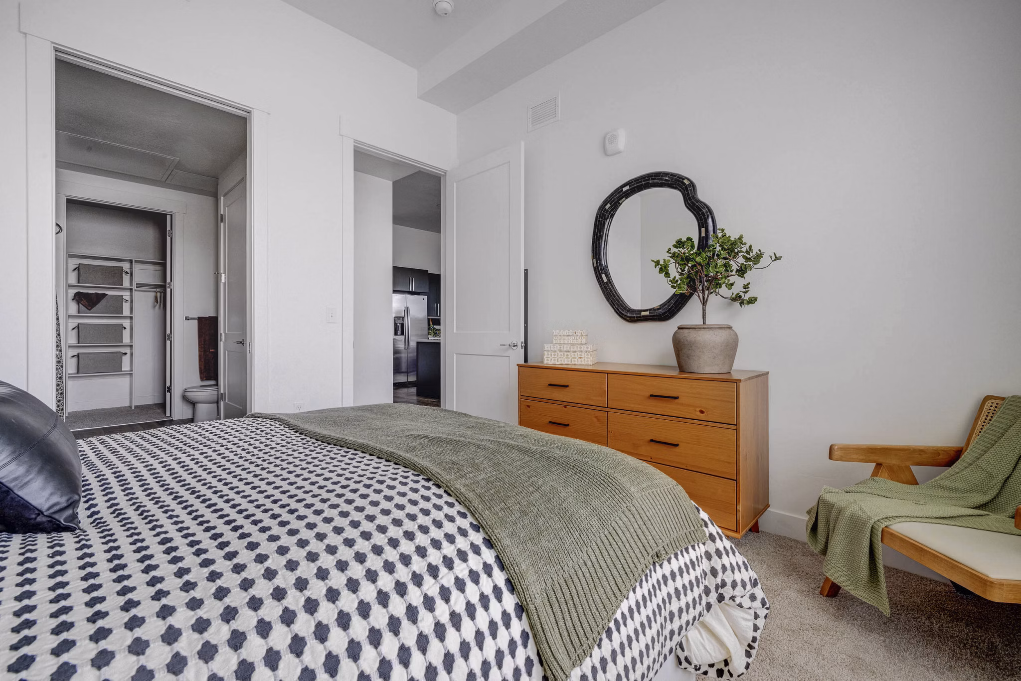 bedroom at The Gauge Apartments 