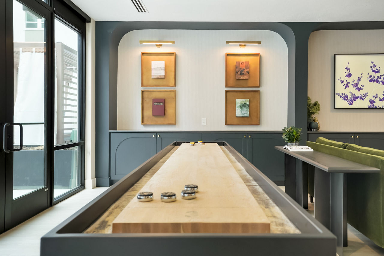Game room at The Gauge