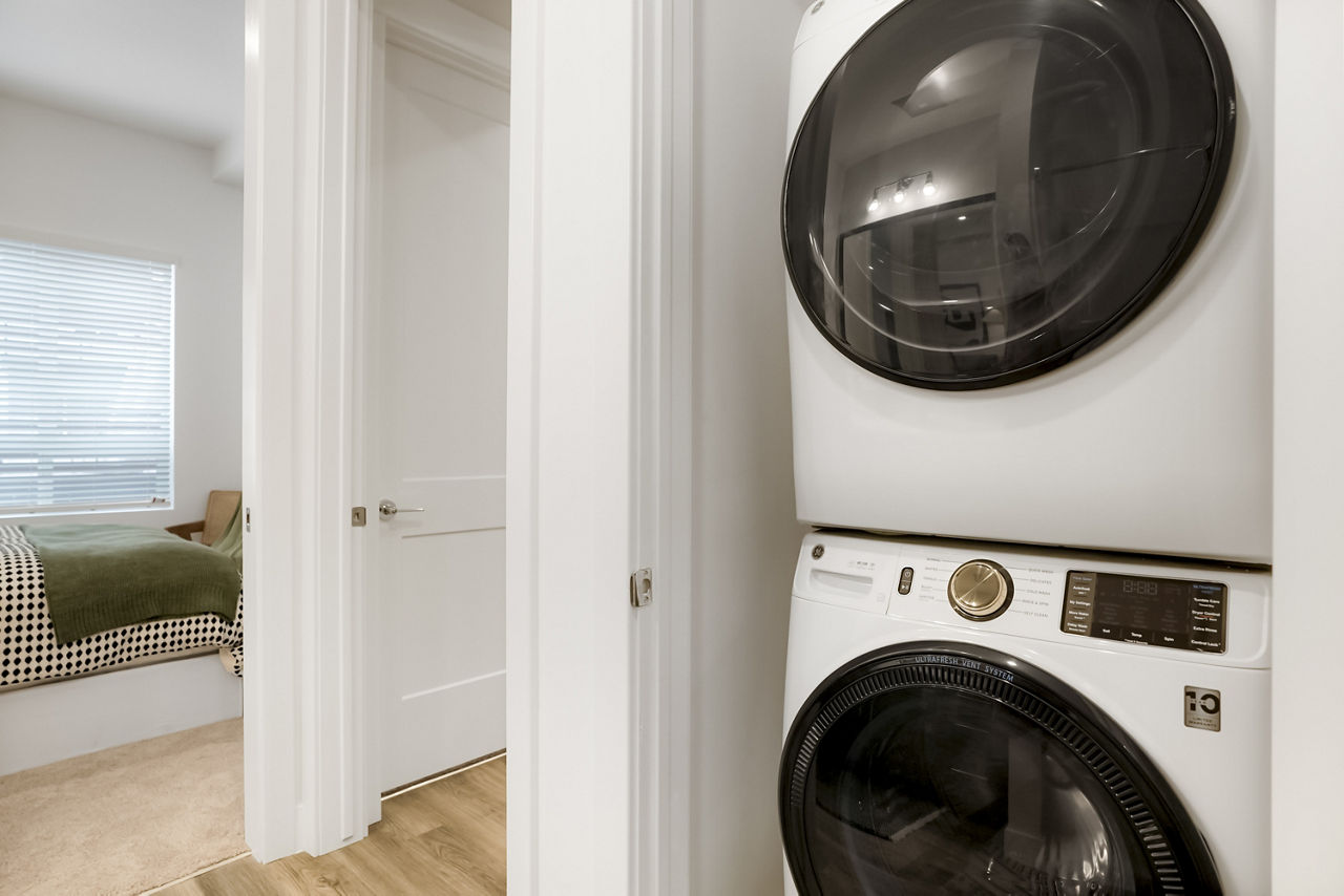 Laundry room at The Gauge