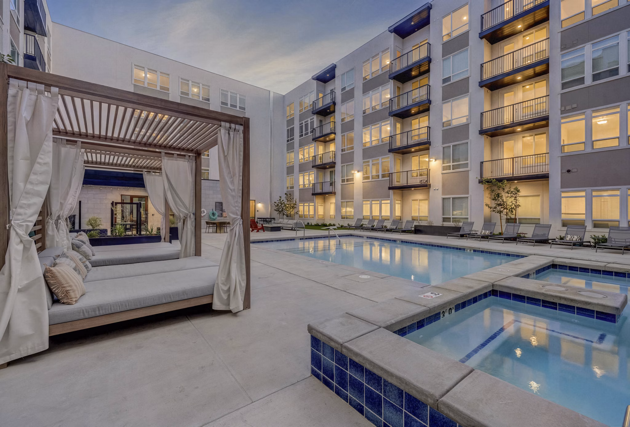 pool at The Gauge Apartments