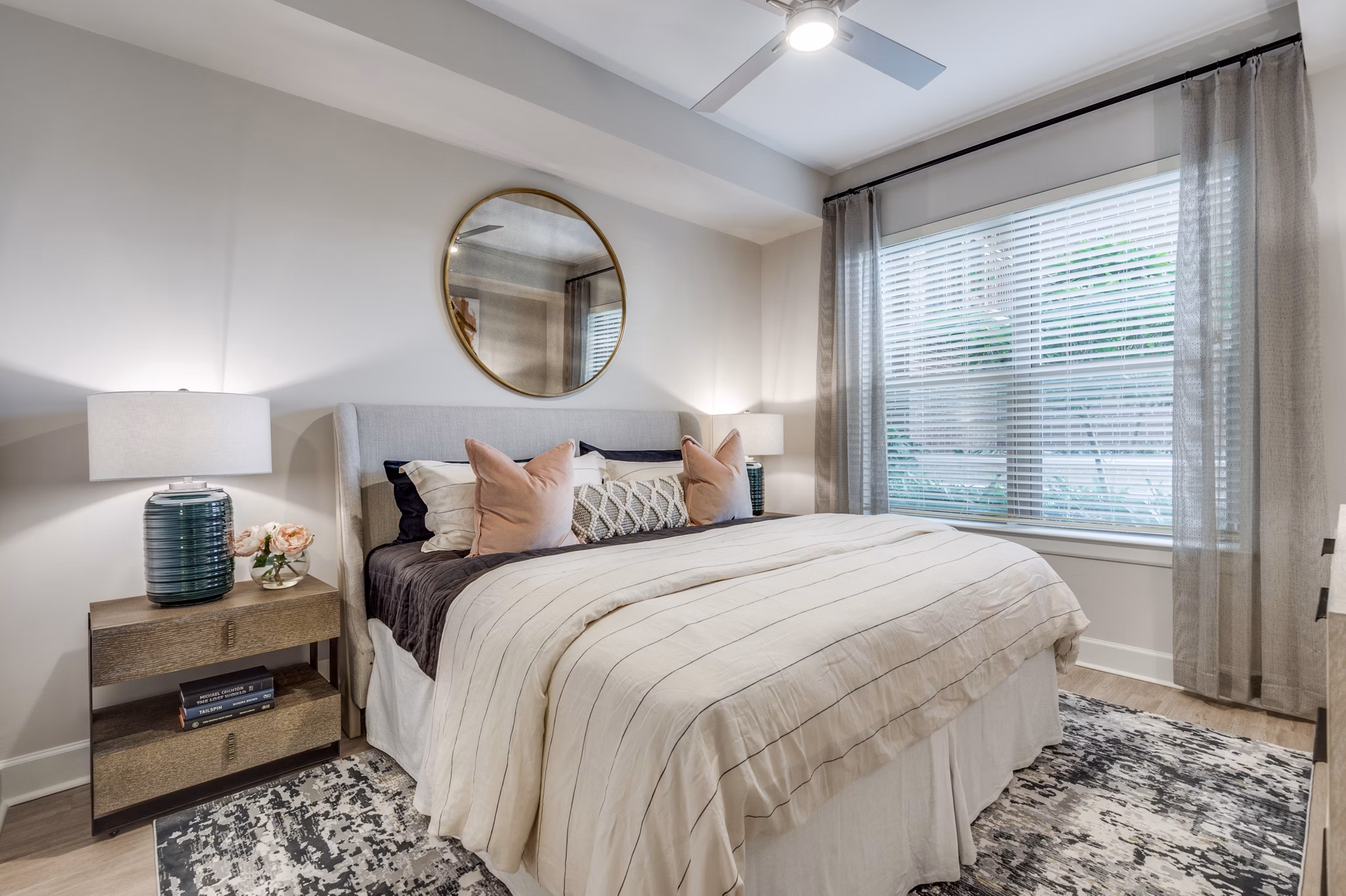 bedroom at Montrose at Buffalo Bayou Apartments