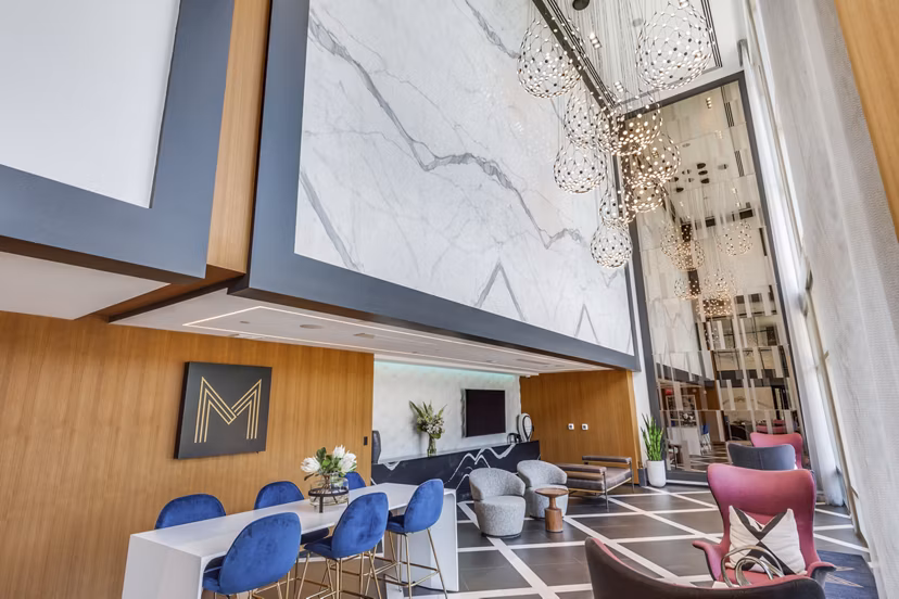 clubhouse at Montrose at Buffalo Bayou Apartments