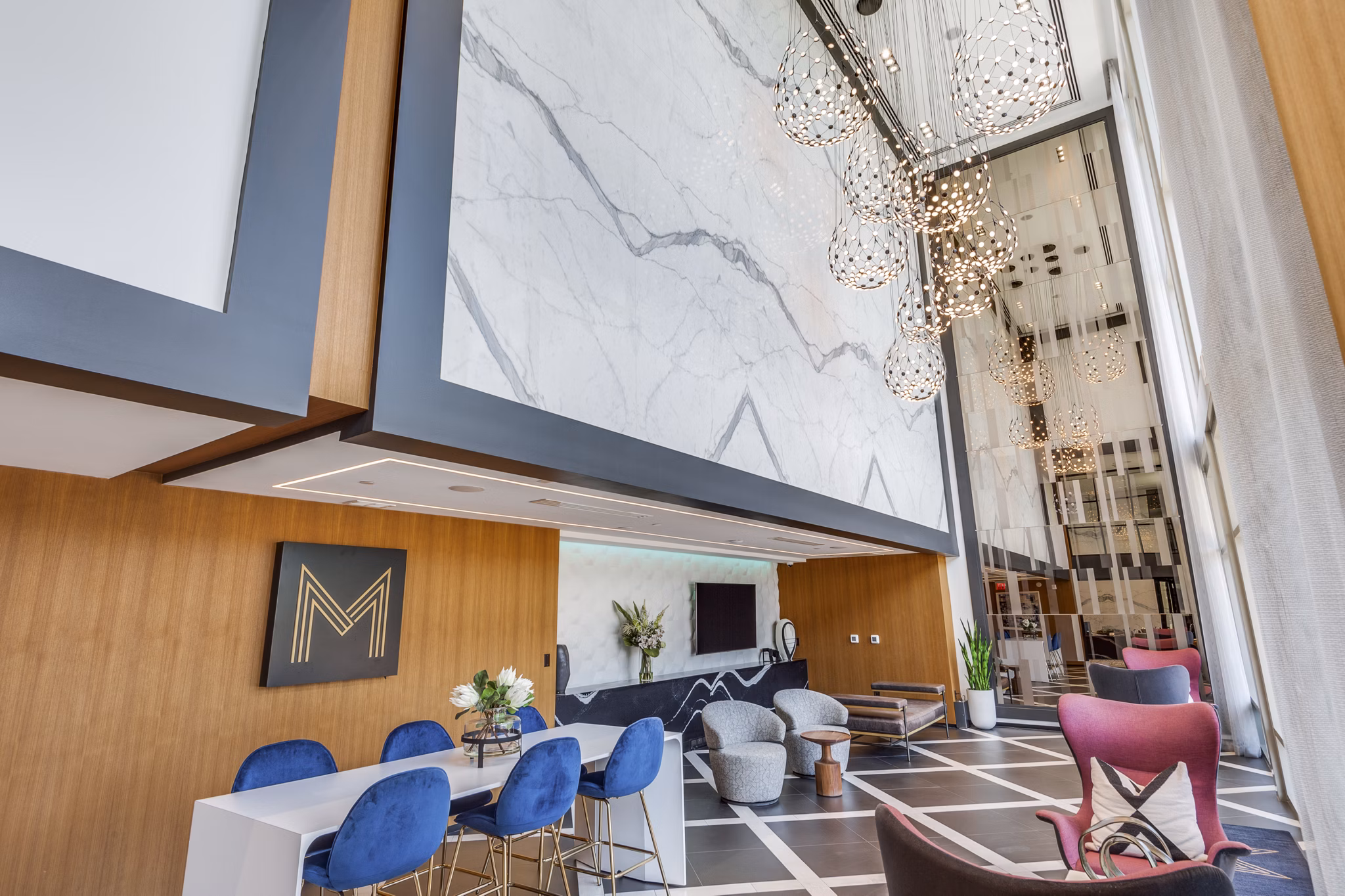 clubhouse at Montrose at Buffalo Bayou Apartments