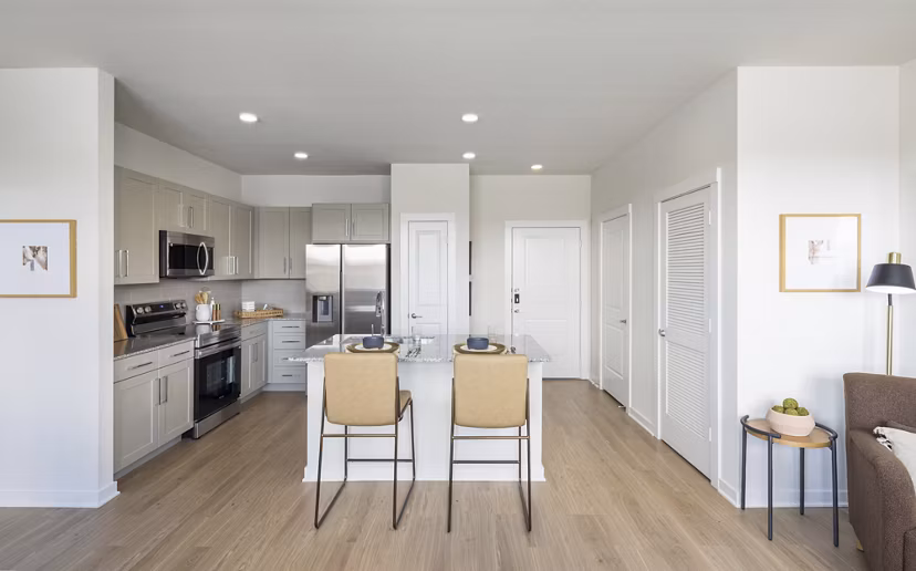 kitchen at New Braunfels Heights Apartments