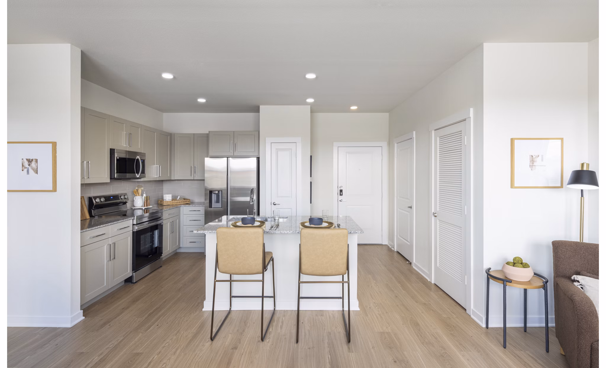 kitchen at New Braunfels Heights Apartments