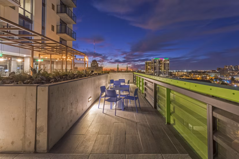 patio at Altura Apartments