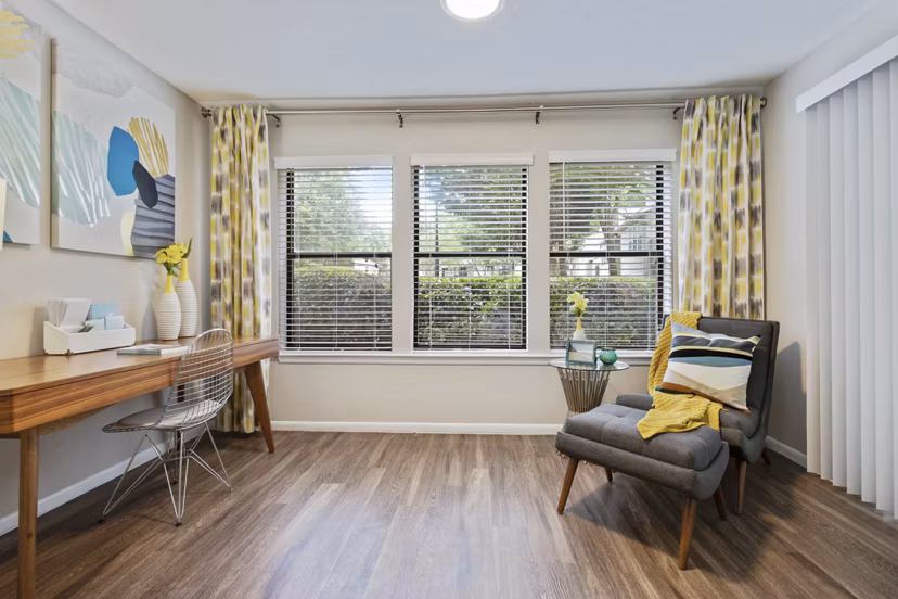 home office at The Madison Apartments