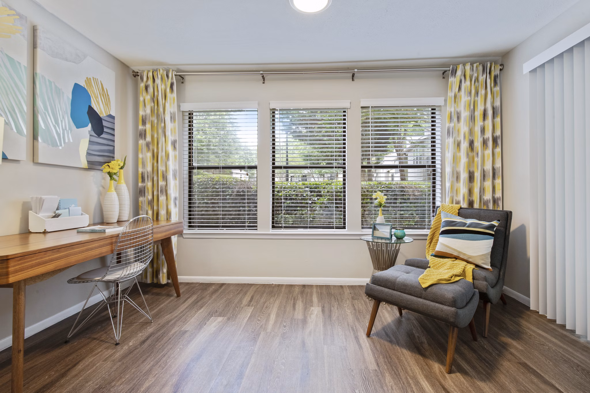 home office at The Madison Apartments