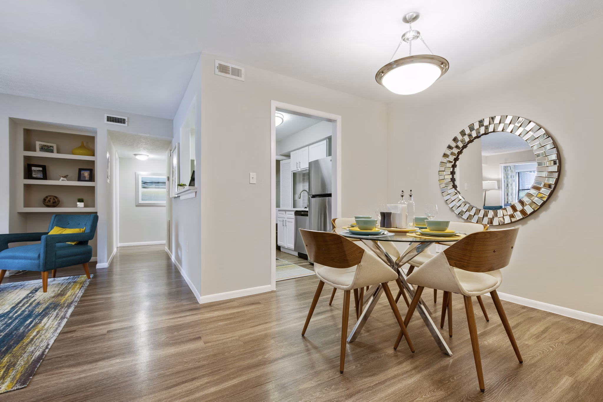 dining room at The Madison Apartments