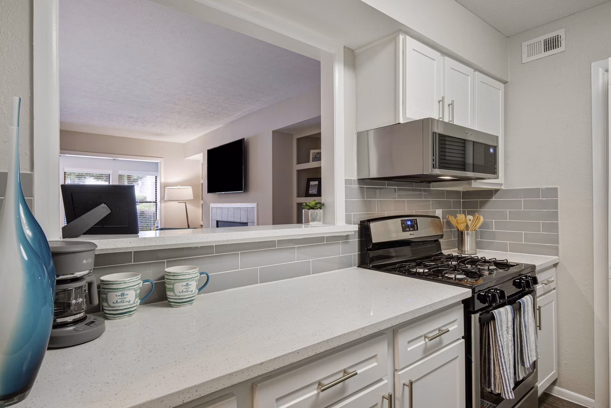 kitchen at The Madison Apartments