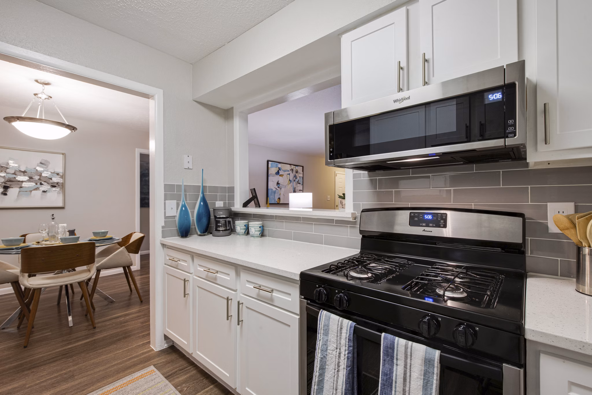 kitchen at The Madison Apartments