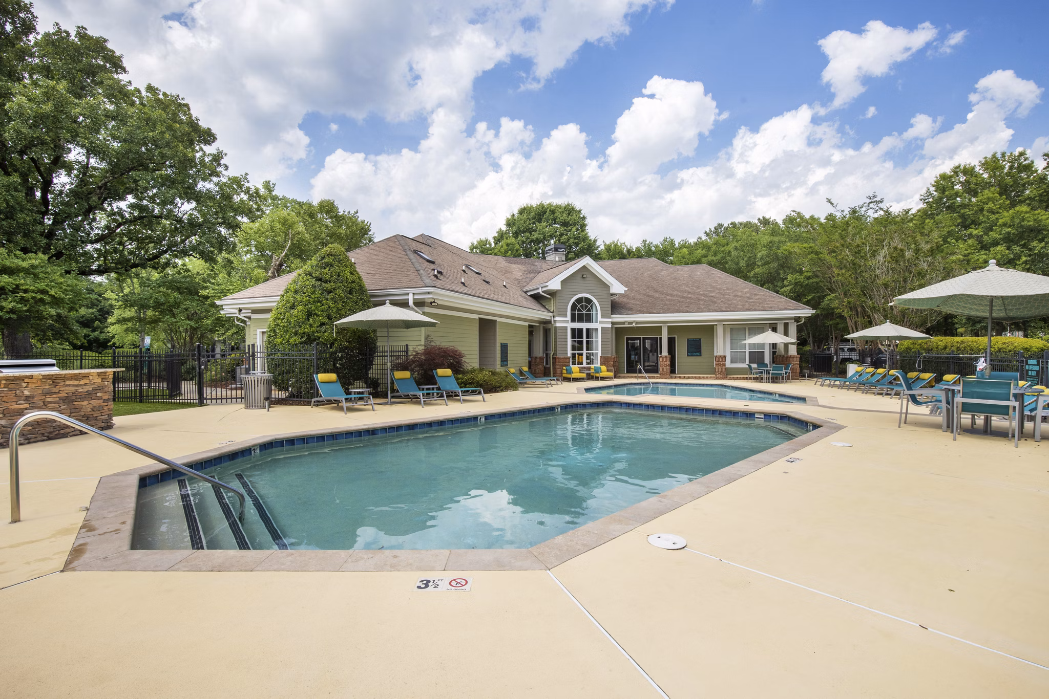 pool at The Madison Apartments