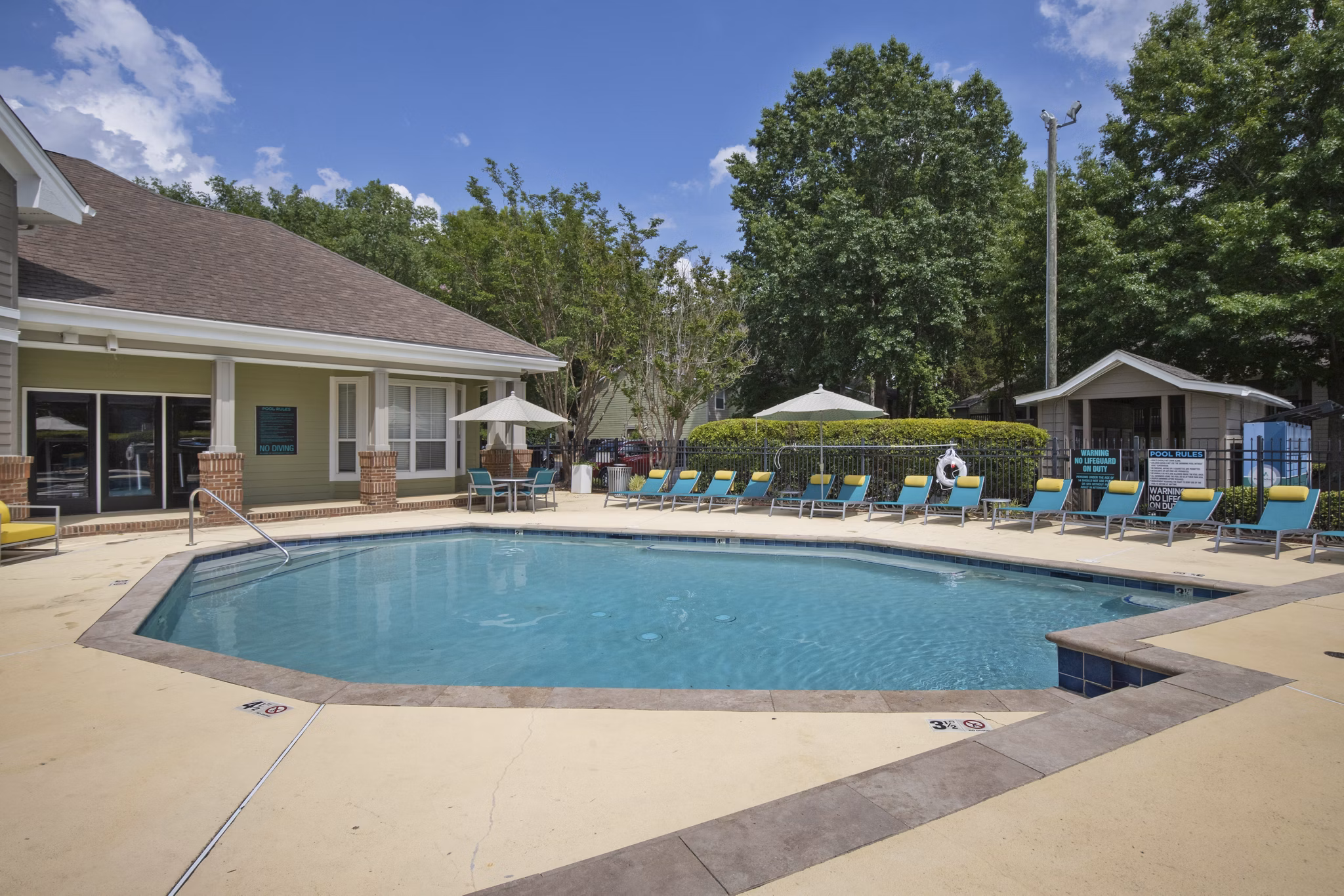 pool at The Madison Apartments
