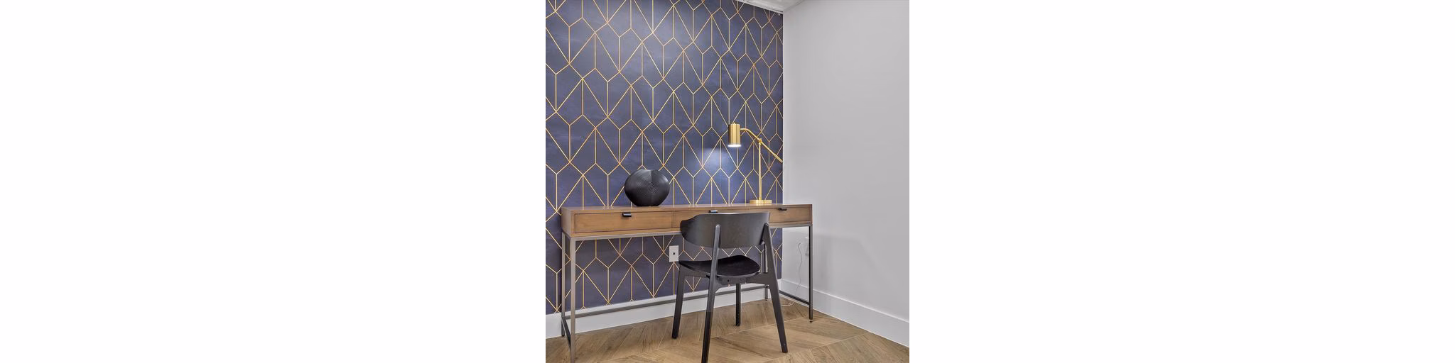 home office at The Kensington Apartments